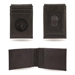 Mens NBA Minnesota Timberwolves Faux Leather Front Pocket Wallet