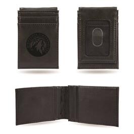 Mens NBA Minnesota Timberwolves Faux Leather Front Pocket Wallet