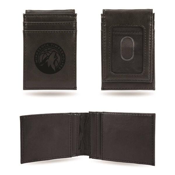 Mens NBA Minnesota Timberwolves Faux Leather Front Pocket Wallet - image 