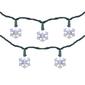 Northlight Seasonal 4.5ft. LED Snowflake Christmas Light Set - image 3