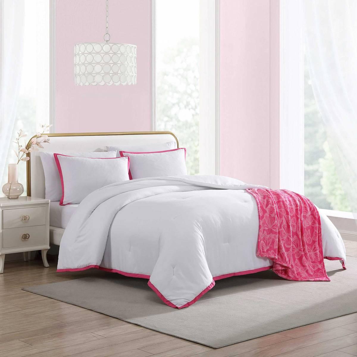 Betsey Johnson Signature Hotel Solid Microfiber Comforter Set