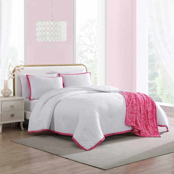 Betsey Johnson Signature Hotel Solid Microfiber Comforter Set