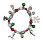 Jingle Bell Bracelet with Stars/Trees/Stocking Charms - image 1