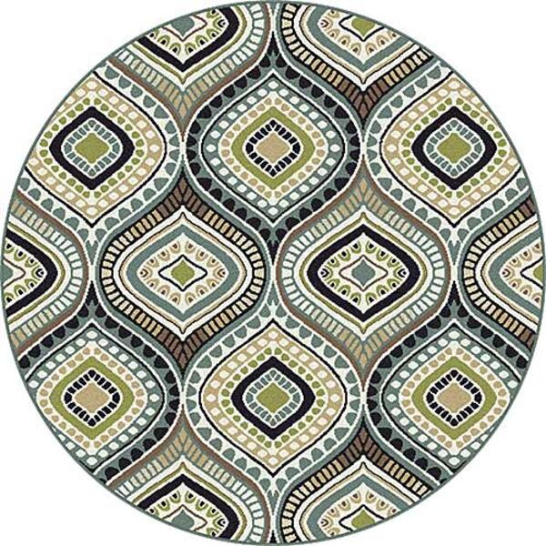 Tayse Capri Aurora Seafoam Area Rug - 5'3 - image 