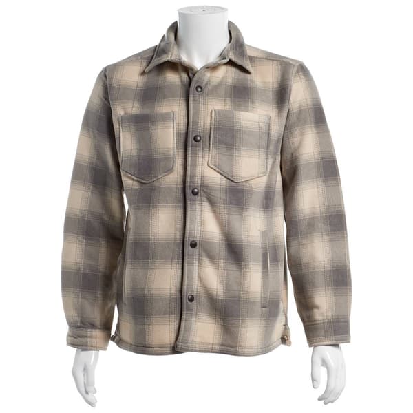 Young Mens Architect(R) Jean Co. Sherpa Lined Jacket - Grey/Cream - image 