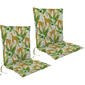 Jordan Manufacturing Set of 2 Enzel Linen Outdoor Chair Cushions - image 1