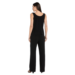 Womens R&M Richards Beaded Embroidered Pant Suit