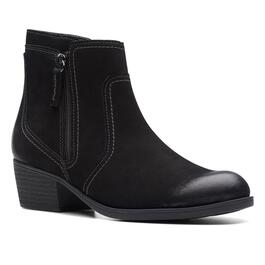 Womens Clarks&#40;R&#41; Charlten Ave Ankle Boots