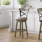 HH2 Home Reid Wood Adjustable Height Swivel Stool - image 1
