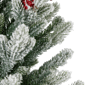 Northlight Real Touch™ 25in. Potted Flocked Fir Christmas Tree - image 5