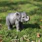 Hi-Line Gift Baby Elephant Garden Statue - image 2