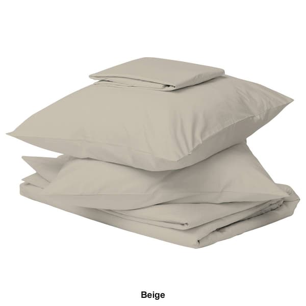 Purity Home Light Weight Organic Cotton Percale Sheet Set