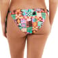 Juniors California Sunshine Patchwork Side Tie Swim Bottoms - image 3