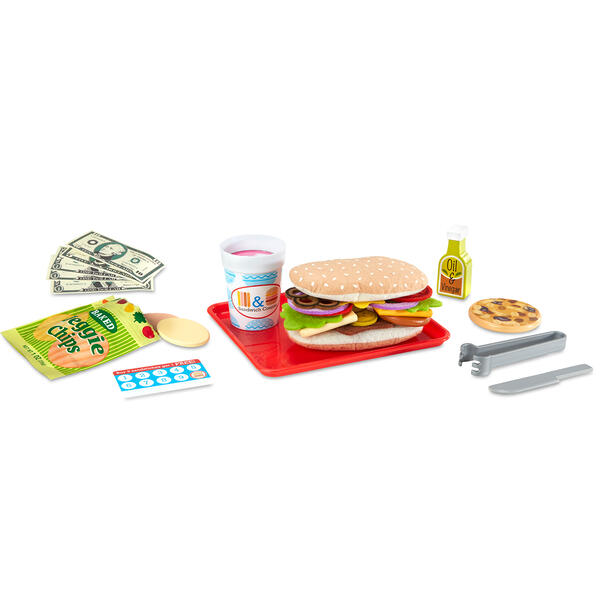 Melissa &amp; Doug® Slice and Stack Sandwich Counter Play Set