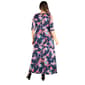 Plus Size 24/7 Comfort Apparel Paisley Cold Shoulder Maxi Dress - image 2