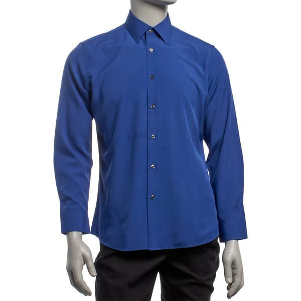 Mens Christian Aujard Slim Fit Dress Shirt - French Blue - image 