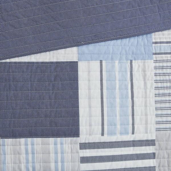Design Studio Lido Patch Cotton Reversible Quilt Set