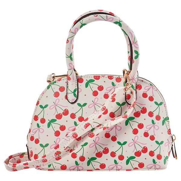 DS Fashion Dome Crossbody with Charm - Cherry Bow
