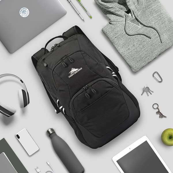 High Sierra&#174; Black Swoop Backpack