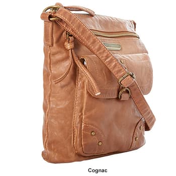 Womens Stone Mountain Smokey Mountain Crossbody Cognac