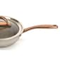 BergHOFF Ouro Stainless Steel 10in. Deep Skillet w/ Glass Lid - image 2