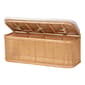 bali & pari Ishana Bohemian Natural Rattan Storage Bench - image 2