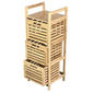 eccostyle™ Solid Bamboo 3 Drawer Pantry Tower - image 1