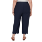 Plus Size Emaline Sapphire Serenade II Scallop Hem Pull On Capris - image 2