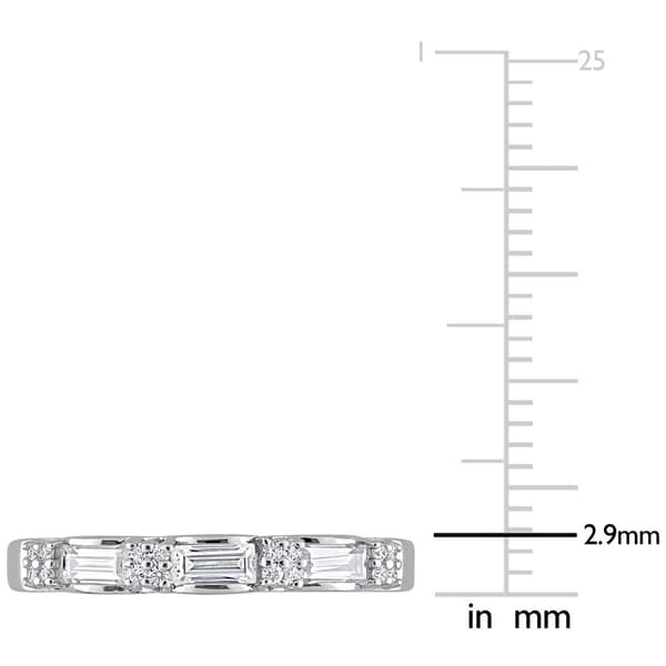 Gemstone Classics&#8482; 2/5kt. Moissanite Baquette Ring