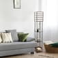 Lalia Home 1 Light Metal Etagere Floor Lamp w/Shelves & Shade - image 5