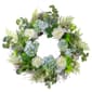 Northlight Seasonal Artificial Hydrangea & Geranium Spring Wreath - image 1