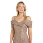 Womens R&M Richards Cold Shoulder Sweetheart Neck Sequin Gown - image 3