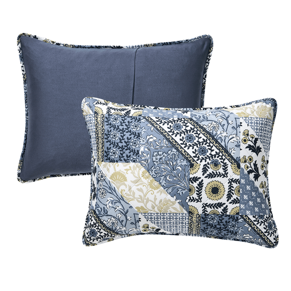VCNY Home Joel Blue/Yellow 3pc. Patchwork Quilt Set