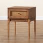 Baxton Studio Ramiel Modern Ash Walnut Wood 1-Drawer Nightstand - image 9