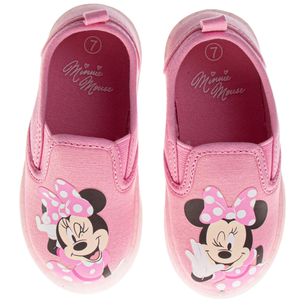 Toddler Girls Disney™ Minnie Mouse Slip-On Canvas Sneakers - image 