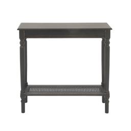 9th & Pike® Black Traditional Wood Console Table