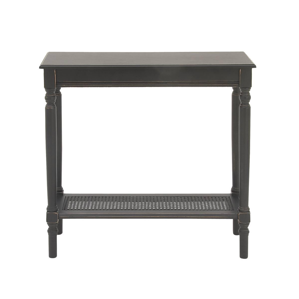 9th & Pike® Black Traditional Wood Console Table