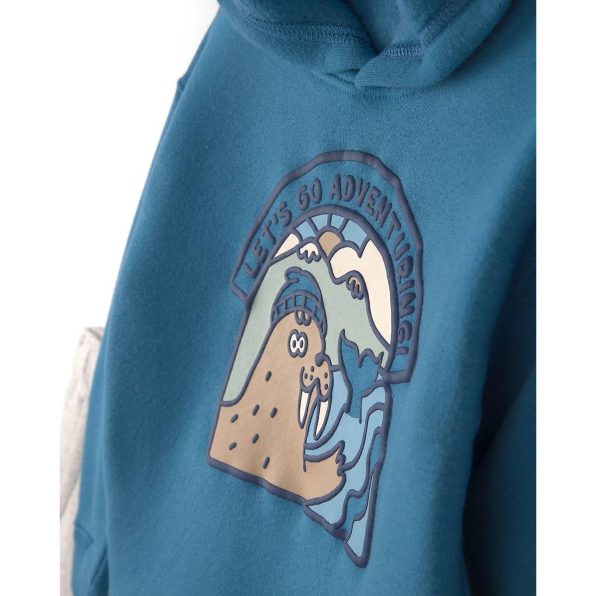 Toddler Boy Carter''s® 2pc. Walrus Adventuring Hoodie & Pants Set