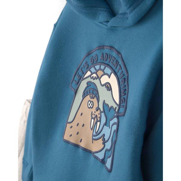 Toddler Boy Carter''s® 2pc. Walrus Adventuring Hoodie & Pants Set