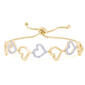 Accents by Gianni Argento Heart Link Adjustable Bracelet - image 1