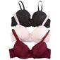 Womens Adrienne Vittadini 3pk Multi Lace Bras AV2201-3PKP - image 1