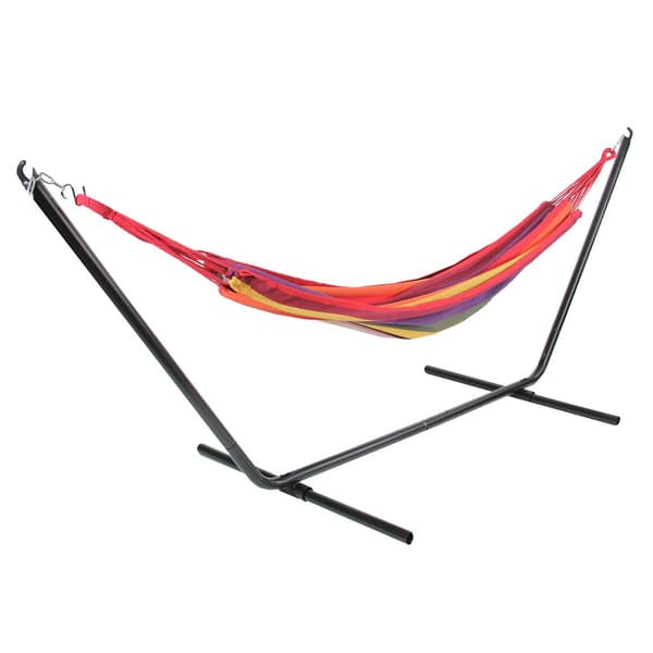 Northlight Seasonal Wide Striped Woven Single Brazilian Hammock