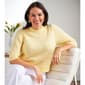 Womens Nanette Lepore Elbow Sleeve Ribbed Textured Sweater - image 2