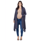 Plus Size 24/7 Comfort Apparel Extra Long Maternity Cardigan - image 1