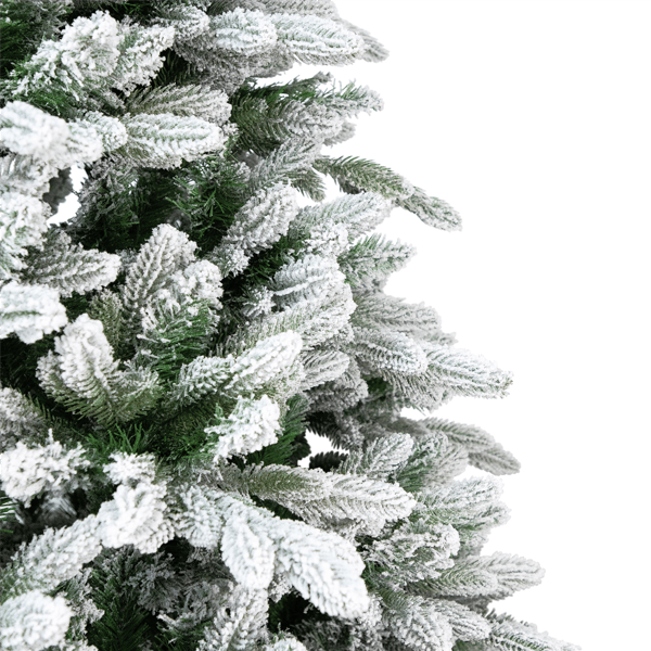 Northlight Real Touch™ 6.5ft Mountain Pearl Flock Christmas Tree