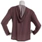 Juniors Wallflower Stripe Hacci Baja Hoodie - image 2