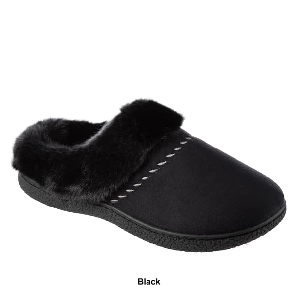 Womens Isotoner Microsuede Hoodback Slip On Slippers