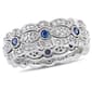 Diamond Classics(tm) 3/8ctw. Sapphire 14kt. White Gold Ring - image 1