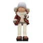 Northlight Sitting Young Girl in Trapper Hat Christmas Figurine - image 1