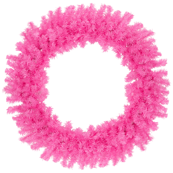Northlight 36in. Artificial Pink Pine Christmas Wreath